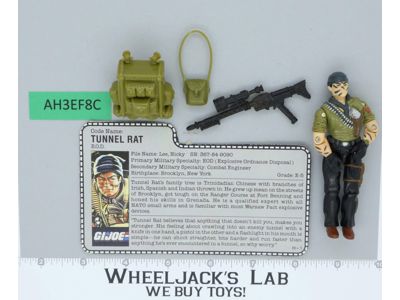Tunnel Rat V1 100% Complete 1987 G.I. Joe Hasbro Vintage Action Figure