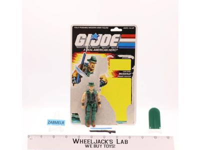 Muskrat 100% Complete W/ Cardback 1988 G.I. Joe Vintage Hasbro Action Figure
