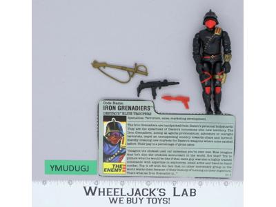 Iron Grenadiers V1 100% Complete G.I. Joe 1988 Hasbro Vintage Action Figure