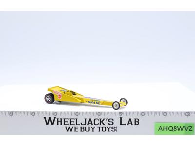 Rear Engine Snake Yellow 1971 1972 Mattel Redline Hot Wheels Vintage RL Nice!
