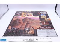 Tatooine Planetary Map ORIGINAL Star Wars POTF 1985 Kenner