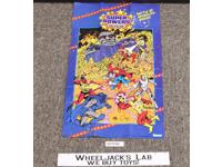Battle Of Apokolips Begins Poster 11 x 18 Super Powers 1985 Kenner Vintage