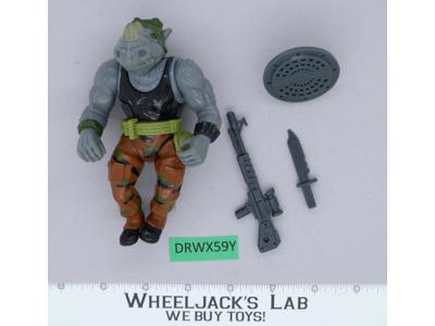 Rocksteady HARD HEAD 100% Complete Teenage Mutant Ninja Turtles 1988 Playmates