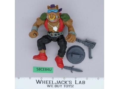 Bebop HARD HEAD 100% Complete Teenage Mutant Ninja Turtles Playmates 1988 Figure