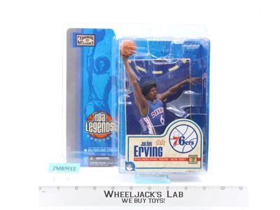 Julius Erving Philadelphia 76ers 1976-1987 NBA Legends 2005 McFarlane NEW SEALED