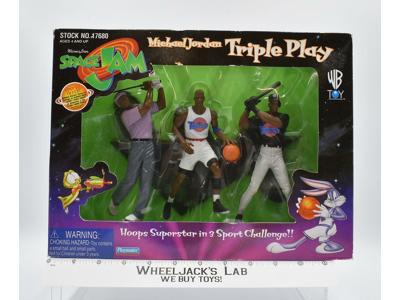 Michael Jordan Triple Play Space Jam 1996 Playmates Action Figure MISB SEALED
