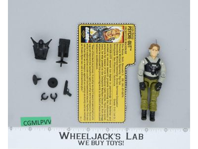 Psyche-Out V2 Night Force 100% Complete G.I. Joe 1988 Hasbro Vintage Figure