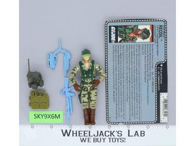 Recoil V1 100% Complete G.I. Joe 1989 Hasbro Vintage Action Figure
