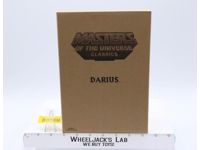Darius w/ Mailer MOSC NEW He-Man Classics MOTUC 2015 Mattel Action Figure