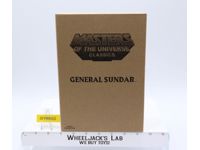 General Sundar w/Mailer MOSC NEW He-Man Classics MOTUC 2016 Mattel Action Figure