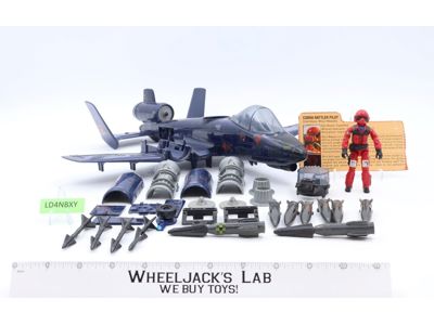 Cobra Rattler W/ Wild Weasel Complete GI Joe 1984 Hasbro Action Figure Vehicle