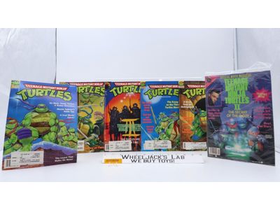 Lot of 6 Teenage Mutant Ninja Turtles Magazines 1990's Mirage Studios