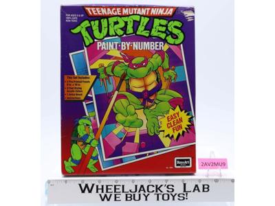 Paint by Number Teenage Mutant Ninja Turtle 1990 RoseArt