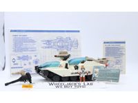 Avalanche Snow Tank W/ Cold Front G.I. Joe 1990 Hasbro Action Figure Vehicle