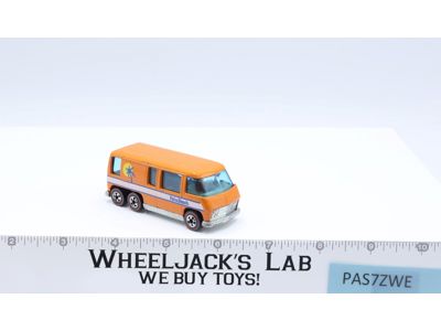 GMC Motor Home Orange Flying Colors 1976 Redline Hot Wheels Mattel Vintage RL