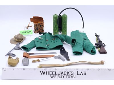 Jungle Fighter Action Soldier G.I. Joe 100% Complete1967 Vintage 12" Accessory