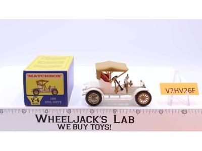 1909 Opel Coupe Y-4 W Original Box Lesney Matchbox 1960's England