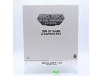 End of Wars Weapons Pak W/Mailer He-Man Masters of the Universe MOTUC Mattel