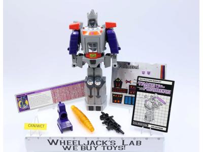 Galvatron 100% Complete NEAR MINT WORKS UNUSED STICKERS Vintage G1 Transformers