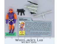 Annihilator V1 100% Complete 1989 G.I. Joe Hasbro Vintage Action Figure