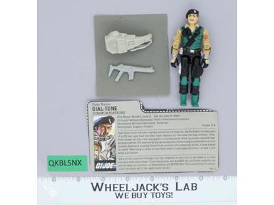 Dial-Tone V1 100% Complete G.I. Joe 1986 Hasbro Vintage Action Figure