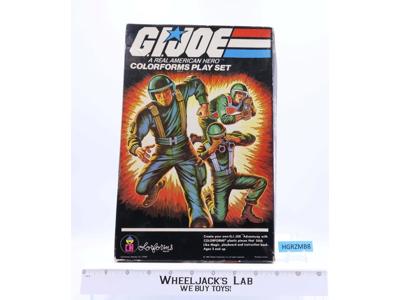 G.I. Joe A Real American Hero Play Set Colorforms 1982 Hasbro