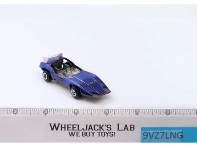Johnny Lightning Custom Spoiler BLUE 1970 Topper Vintage Diecast