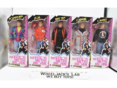 Lot of New Kids On The Block Donnie Jordon Danny Jonathan Joe 1990 Hasbro MISB