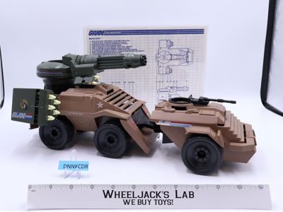 Mean Dog 100% Complete GI Joe 1988 Hasbro Vintage Action Figure Vehicle