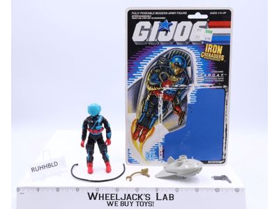T.A.R.G.A.T. 100% Complete W/Cardback GI Joe 1898 Hasbro Vintage Action Figure