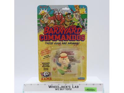 Sergeant Wooly Pullover Barnyard Commandos 1989 Playmates NEW MOSC SEALED