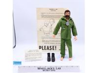 Talking Adventurer Flocked Brown Hair Beard 12" GI Joe 1964 Hasbro Commander