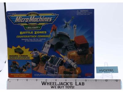 Counterattack Command Micro Machines Battle Zones 1997 Galoob NEW MIB