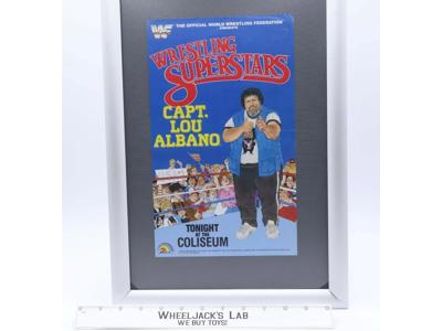 Capt. Lou Albano Original Poster 1985 WWF LJN Wrestling Vintage