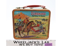 Gunsmoke Matt Dillon U.S. Marshall Metal Lunch Box ONLY 1959 Aladdin Ind Vintage