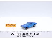 Custom Cougar Blue #2 Hot Wheels 1967 Redline Mattel Vintage RL Blue Interior
