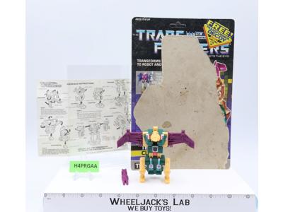 Cutthroat 100% Complete W/CARDBACK NEAR MINT 1987 Vintage G1 Transformers