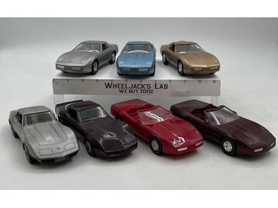 Lot of 7 Corvette Dealer Promotional Cars 1:25 Model 1978 82 84 85 86 87 88
