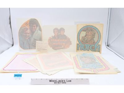 Starsky & Hutch LOT T-Shirt Decals Iron On 1970s David Soul Paul Michael Glaser