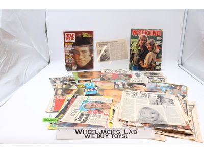 Starsky & Hutch LOT #14 Newspaper Clippings Magazine 1970 David Soul Paul Glaser
