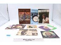 David Soul LOT Vinyl Records Music Sheets Book Silver Lady 1970's Starsky Hutch