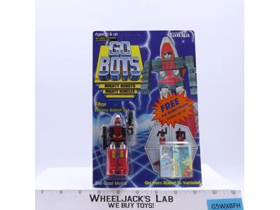 Fitor Enemy Robot Jet 3D Sticker Gobots 1983 Tonka Action Figure NEW MOSC SEALED