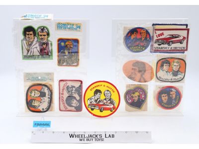 Starsky & Hutch LOT of 17 Sew On Patches 1970's David Soul Paul Michael Glaser