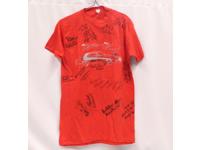 Starsky & Hutch T-Shirt Adult Medium M Top Zebra-Con '79 Red Signatures