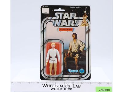 Luke Skywalker Farmboy 12 Back-B Star Wars 1977 Kenner Figure NEW MOSC SEALED