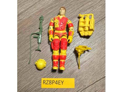 Blowtorch V1 100% Complete G.I. Joe 1984 Hasbro Vintage Action Figure