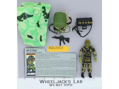 Hit & Run V1 100% Complete G.I. Joe 1988 Hasbro Vintage Action Figure