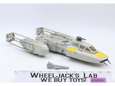 Y-Wing Fighter 100% Complete WORKS Star Wars ROTJ 1983 Kenner Vintage Vehicle