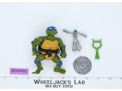 Head Droppin' Leonardo Complete 1991 TMNT Teenage Mutant Ninja Turtle Playmates