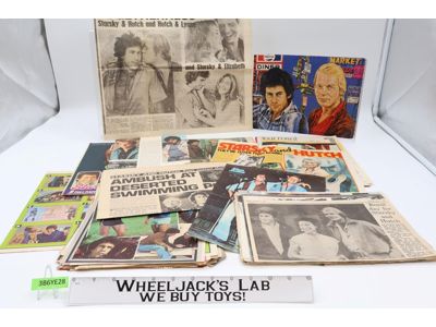 Starsky & Hutch LOT #6 Newspaper Clippings 1970s David Soul Paul Michael Glaser